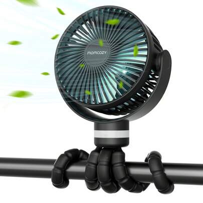 Momcozy Portable Stroller Fan, 27H Ultra-Long Battery Life, Detachable 4 Speed 360Â°Rotate | SHEIN