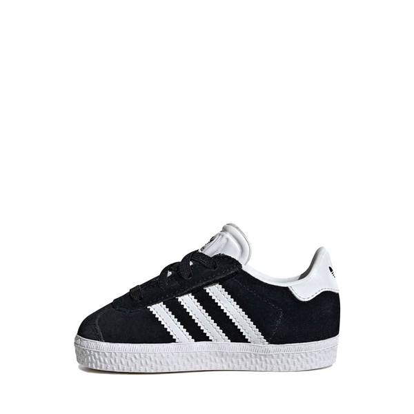 adidas Gazelle Comfort Closure Athletic Shoe - Baby / Toddler - Core Black / White | Journeys