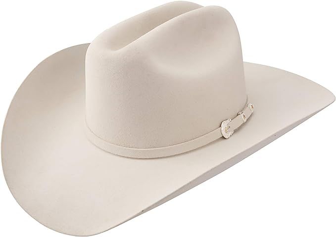 Stetson Brenham 4X Felt San Angelo Collection Cowboy Hat Ivory 4" Brim | Amazon (US)