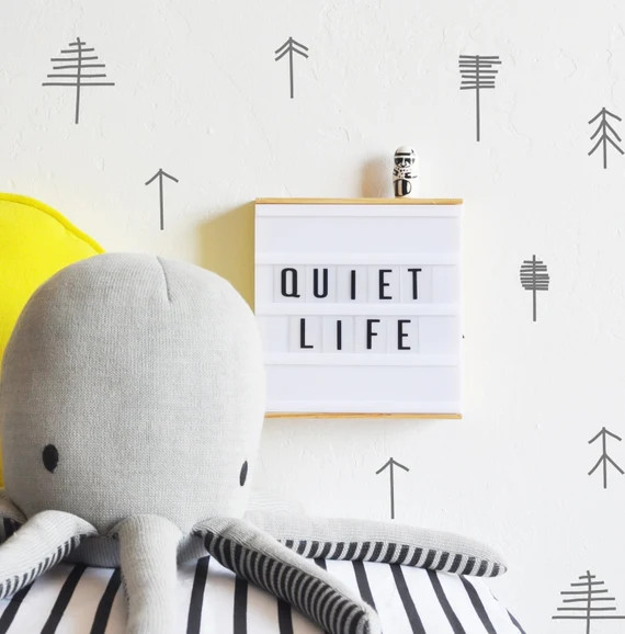 Wall Decal - MatchStick Trees - Wall Sticker - Room Decor | Etsy (US)