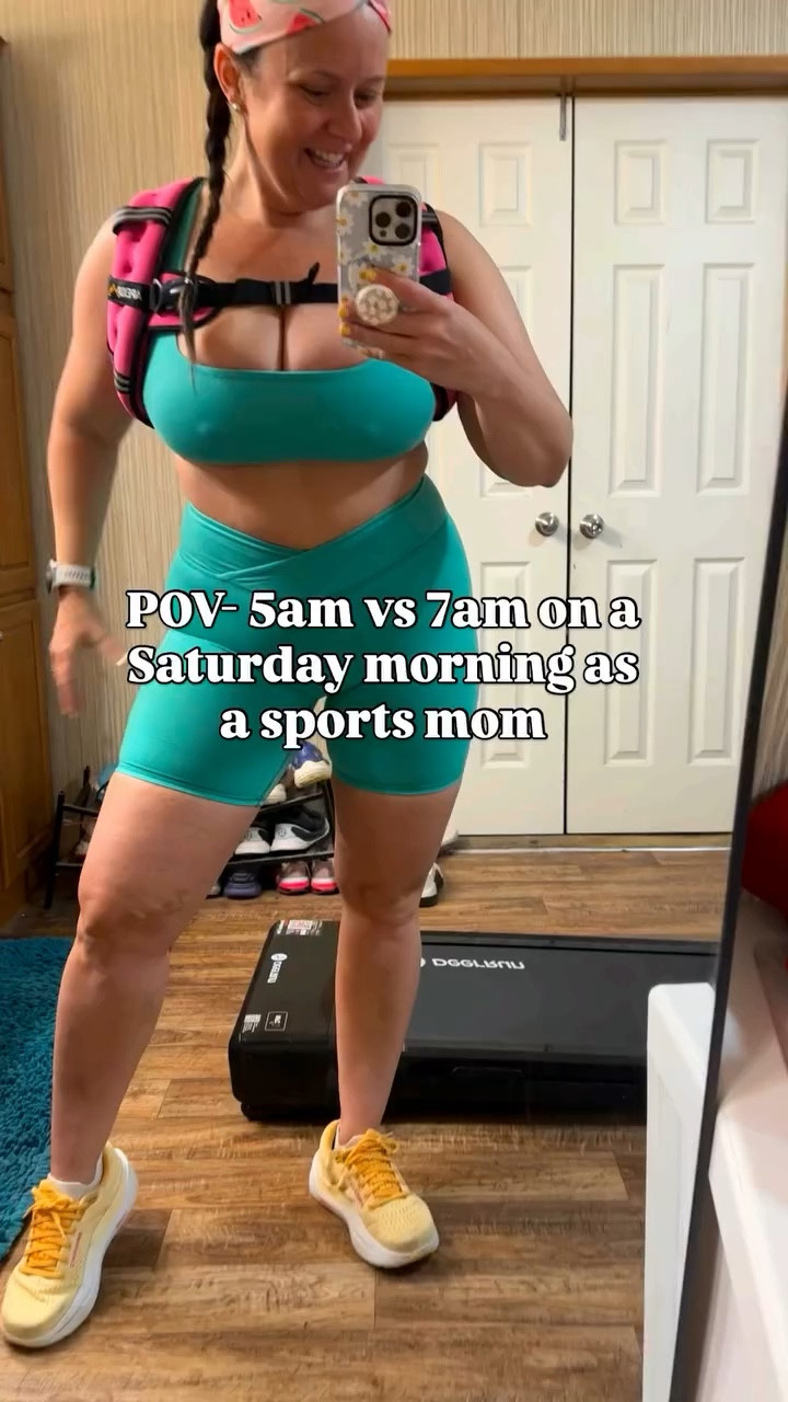 Day 11/60 Show Up Challenge

Saturdays look different now that I’m a soccer mom…
Busy mornings, early games, running from one thing to the next.

But I’ve learned something:

If I don’t take care of me first…
I can’t show up as my best for them.

So I set my alarm for 5am.
Got my workout in.
Filled my cup first.

Now I get to spend the rest of the day fully present, energized, and enjoying mom life.

Because showing up for yourself isn’t selfish…
It’s what allows you to show up better for everyone else.

Show up.
Do your best.
Get it done. 💪

Have the best weekend!! 🩷🫶

#momlife #fitmom #motherhood #fitnessjourney #momsofinstagram

#LTKActive #LTKfitnessgoals #LTKMidsize