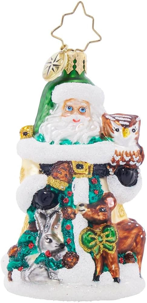 Christopher Radko Hand-Crafted European Glass Christmas Tree Decorative Ornament, Woodland Friend... | Amazon (US)