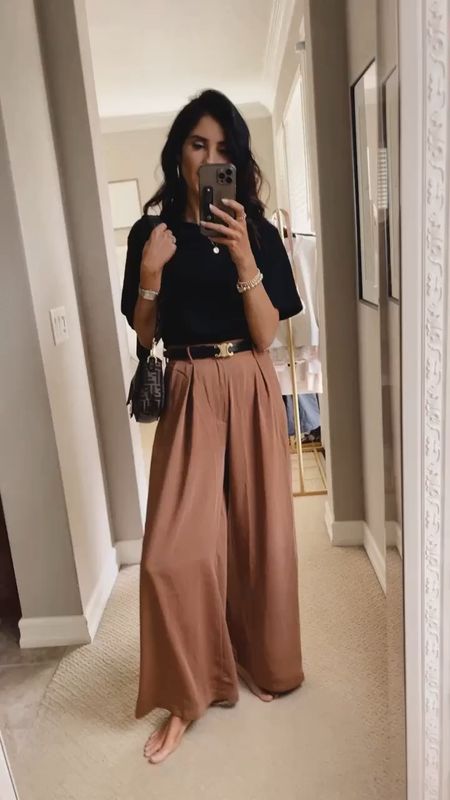 Hands down one of my most worn Amazon trousers. Look and feel expensive but are under $40! I'm just shy of 5-7" wearing the size XS... #StylinByAylin #Aylin

#LTKVideo #LTKstyletip #LTKbeauty