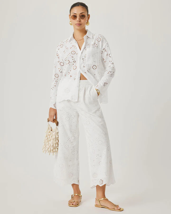 Splendid x @Cellajaneblog Eyelet Pant | Splendid