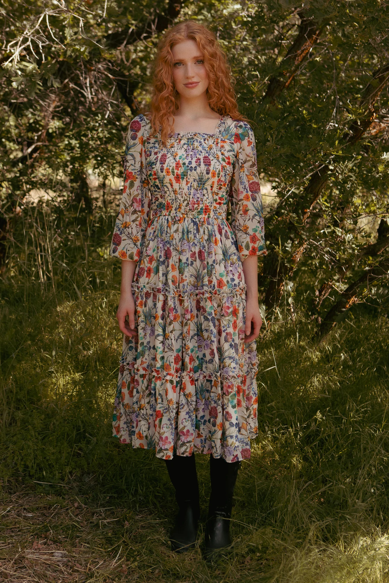 Selena Dress in Vivid Meadow | Ivy City Co