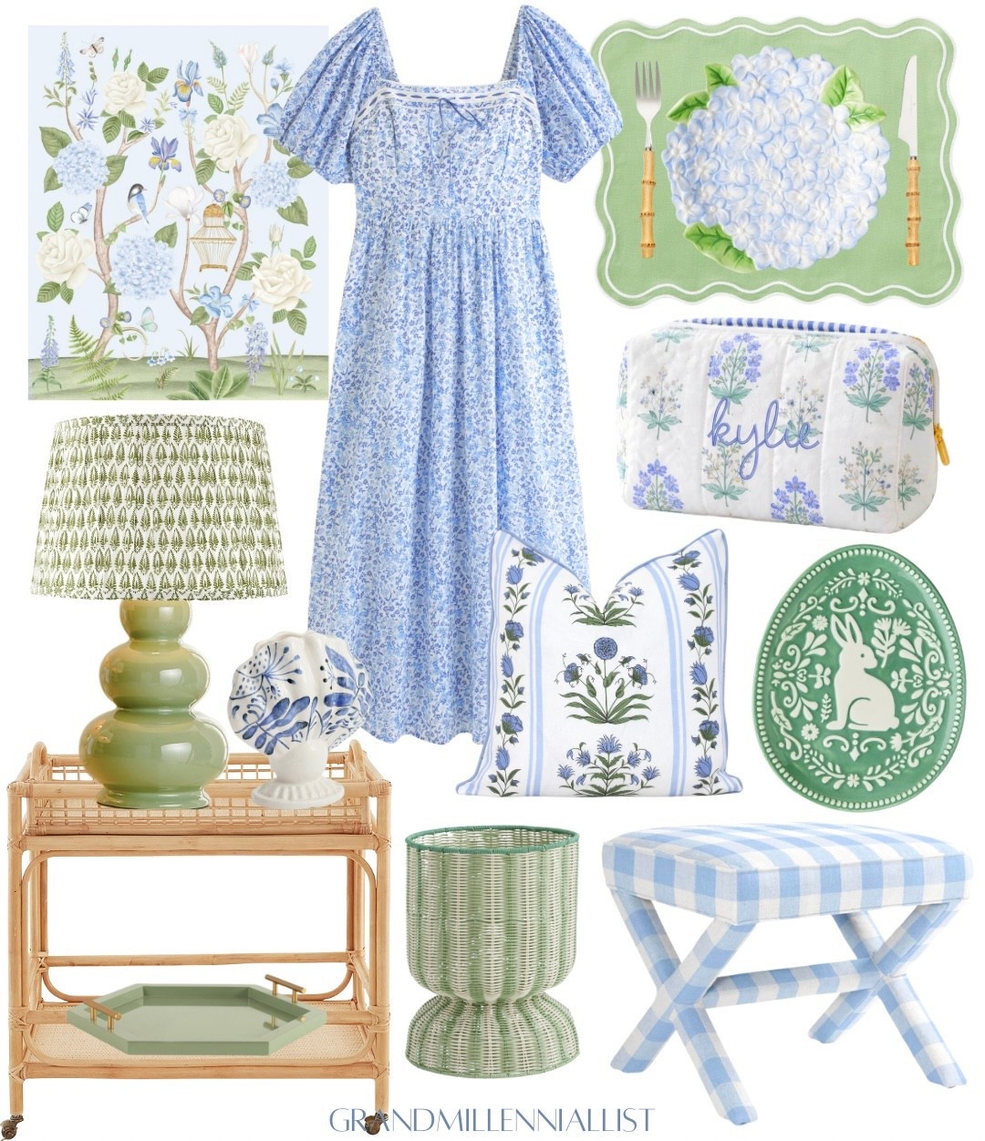 Easter dress | Grandmillennial | Southern home style | Easter ideas | Spring trends | Traditional Home | Bar Cart | Monogrammed Gift | Chinoiserie Art | Tablescape 

#LTKHome #LTKSeasonal
