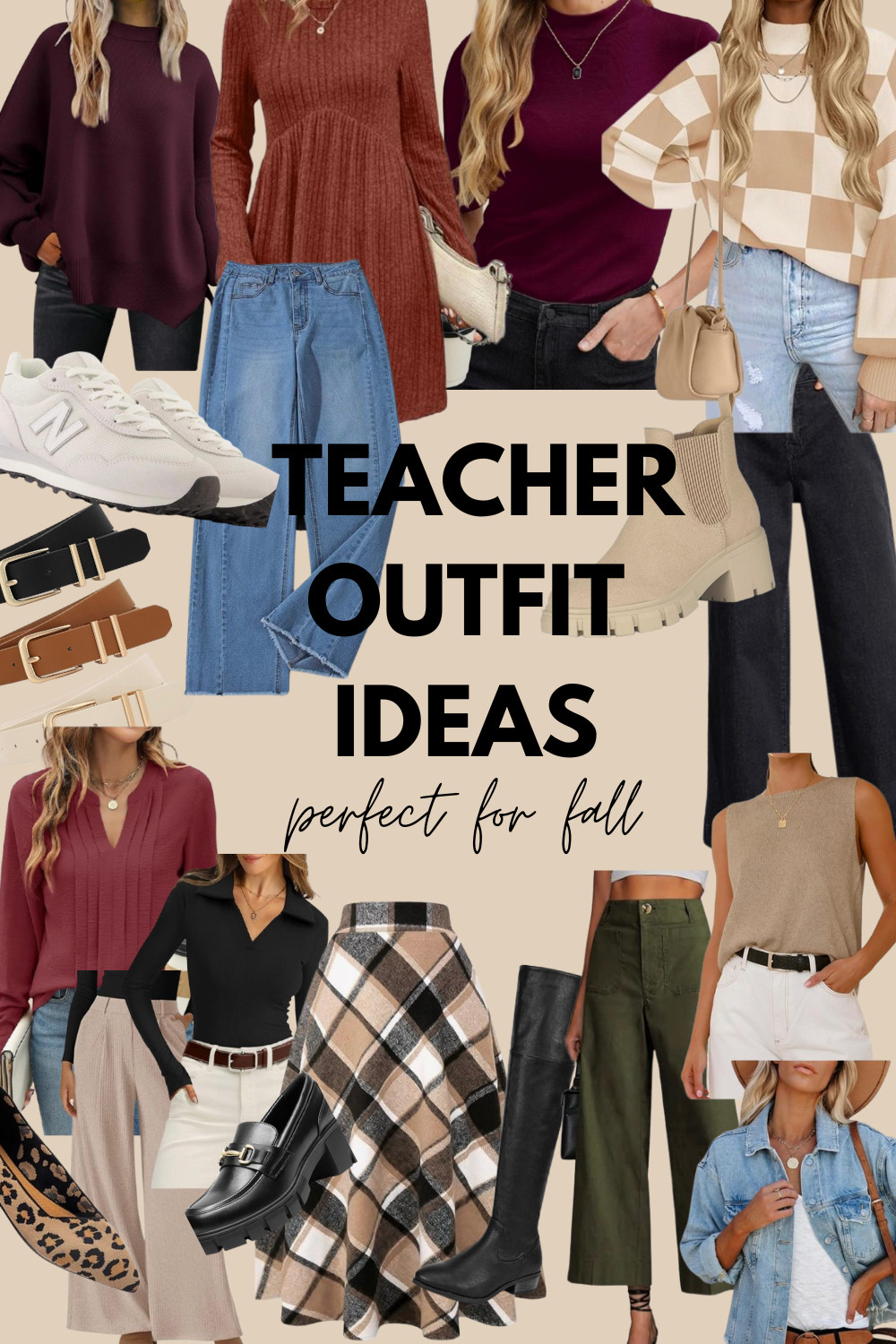 Teacher outfit ideas for fall! Create your teacher fall wardrobe by mixing and matching items on this list! 

 #LTKStyleTip #LTKWorkwear