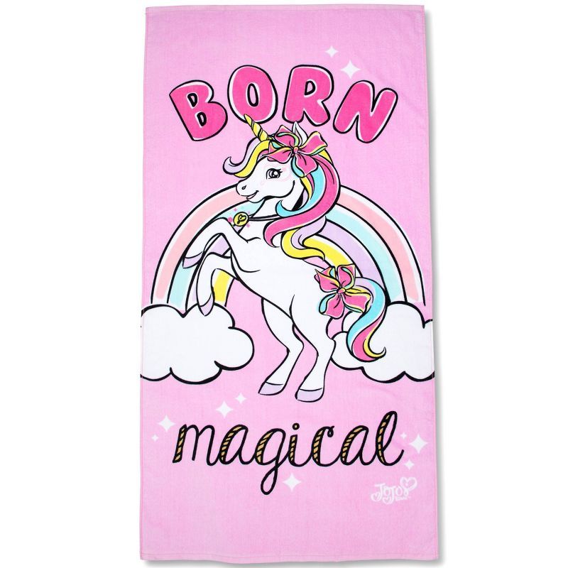 JoJo Siwa Born Magical Beach Towel Pink | Target