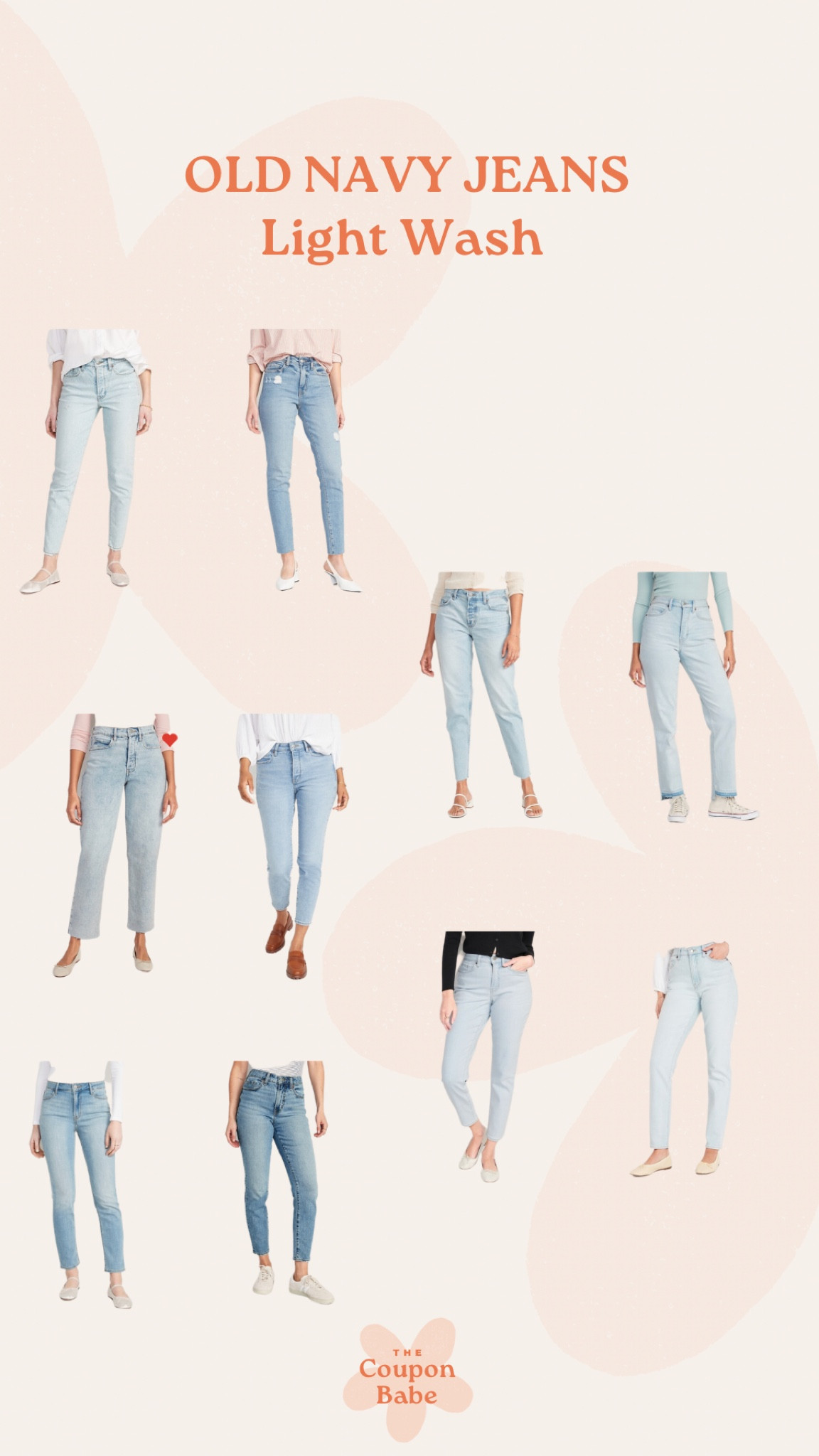 Old Navy light wash jeans no holes edition! 