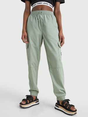 Tommy Hilfiger Women's Cargo Jogger Dusty Sage - XL | Tommy Hilfiger (US)