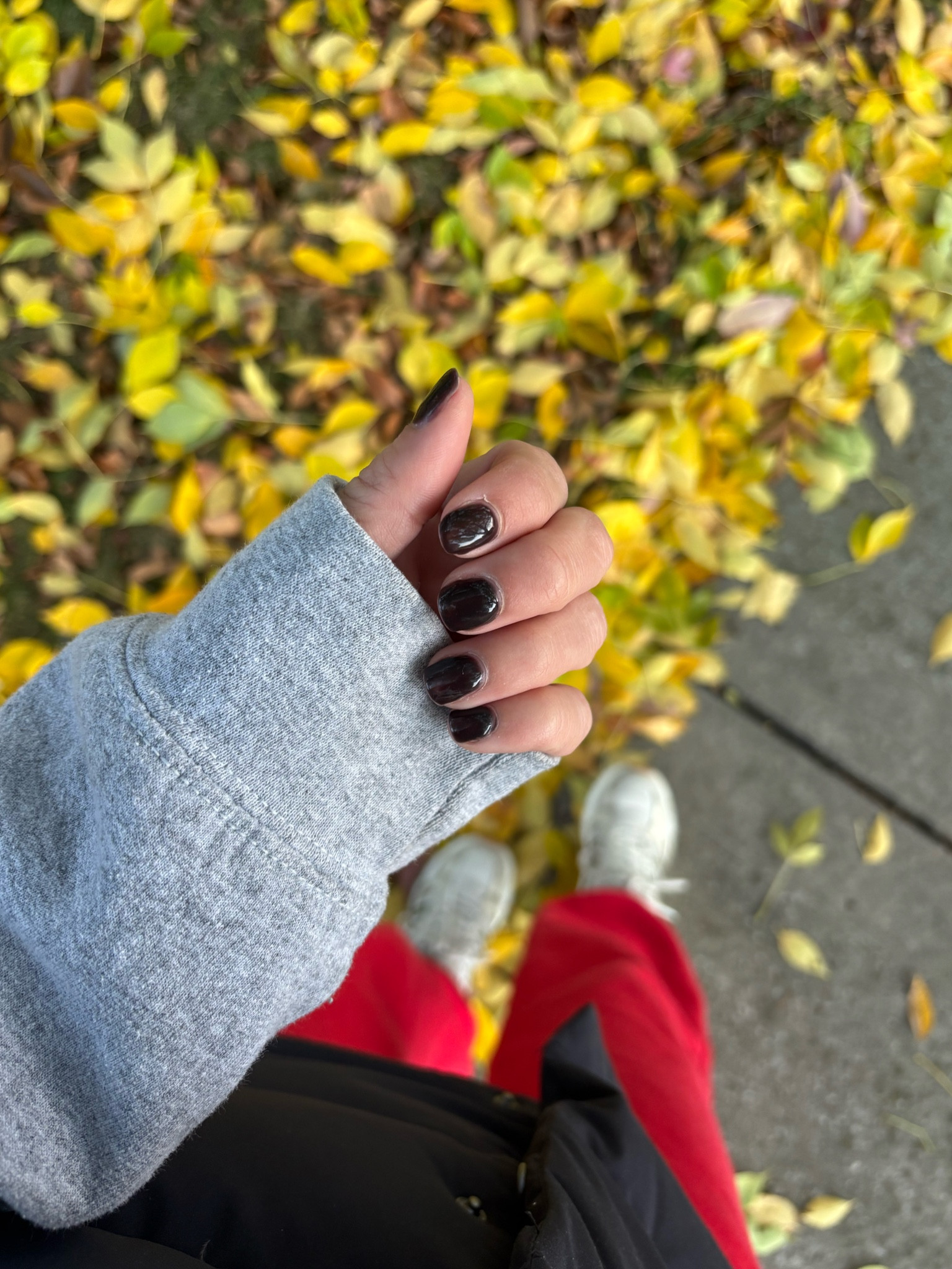 Dark chocolate brown nails 🍫 