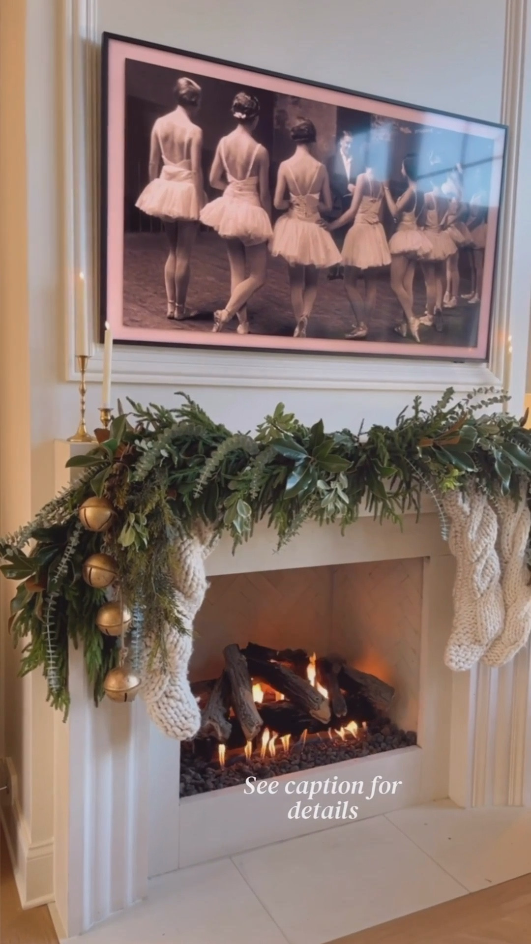 My holiday mantle decor. 

#LTKHoliday #LTKHome