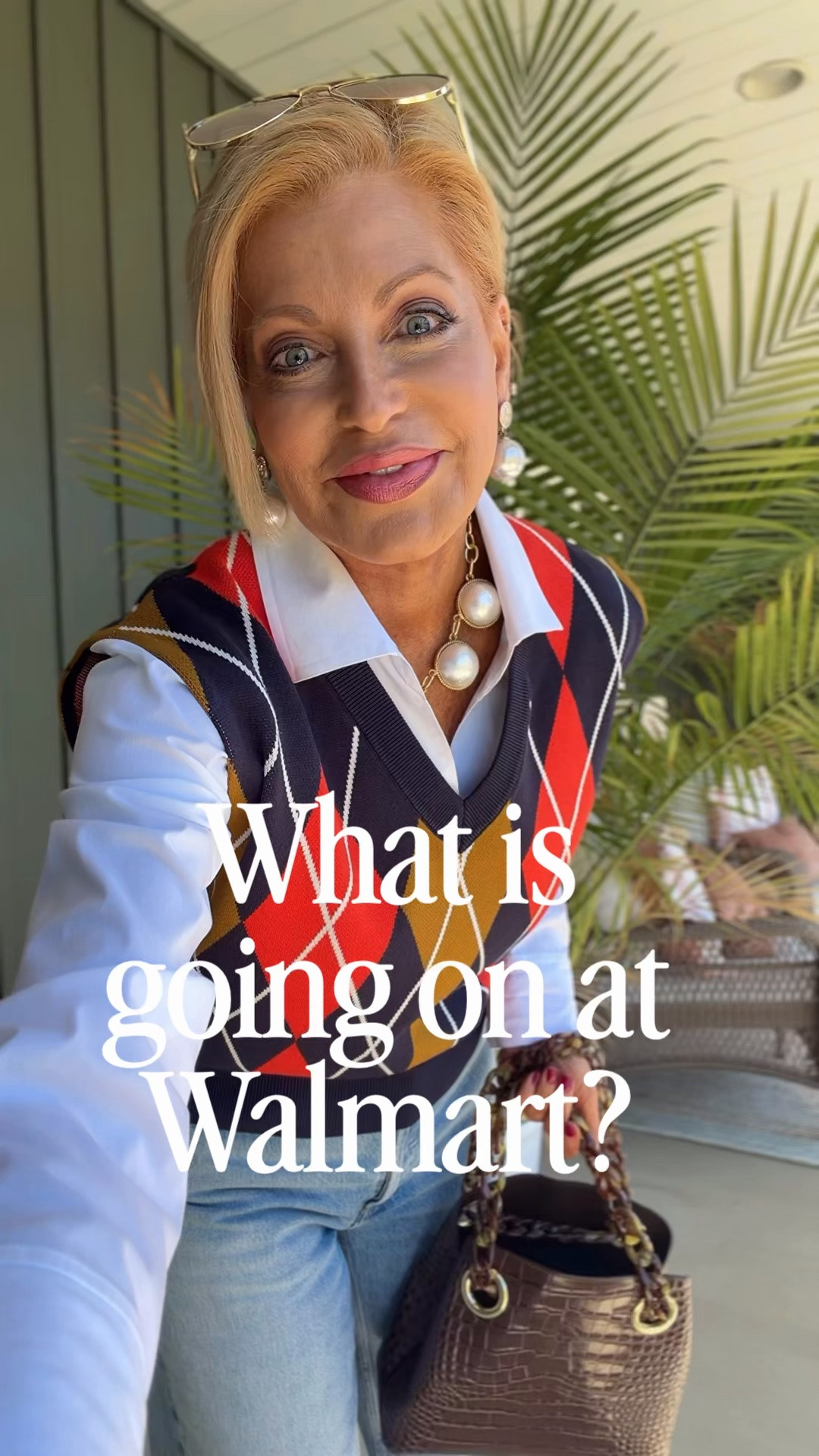 How is this Walmart & not JCrew?  I’m wearing a med in my vest, 27 in my jeans & small in my shirt