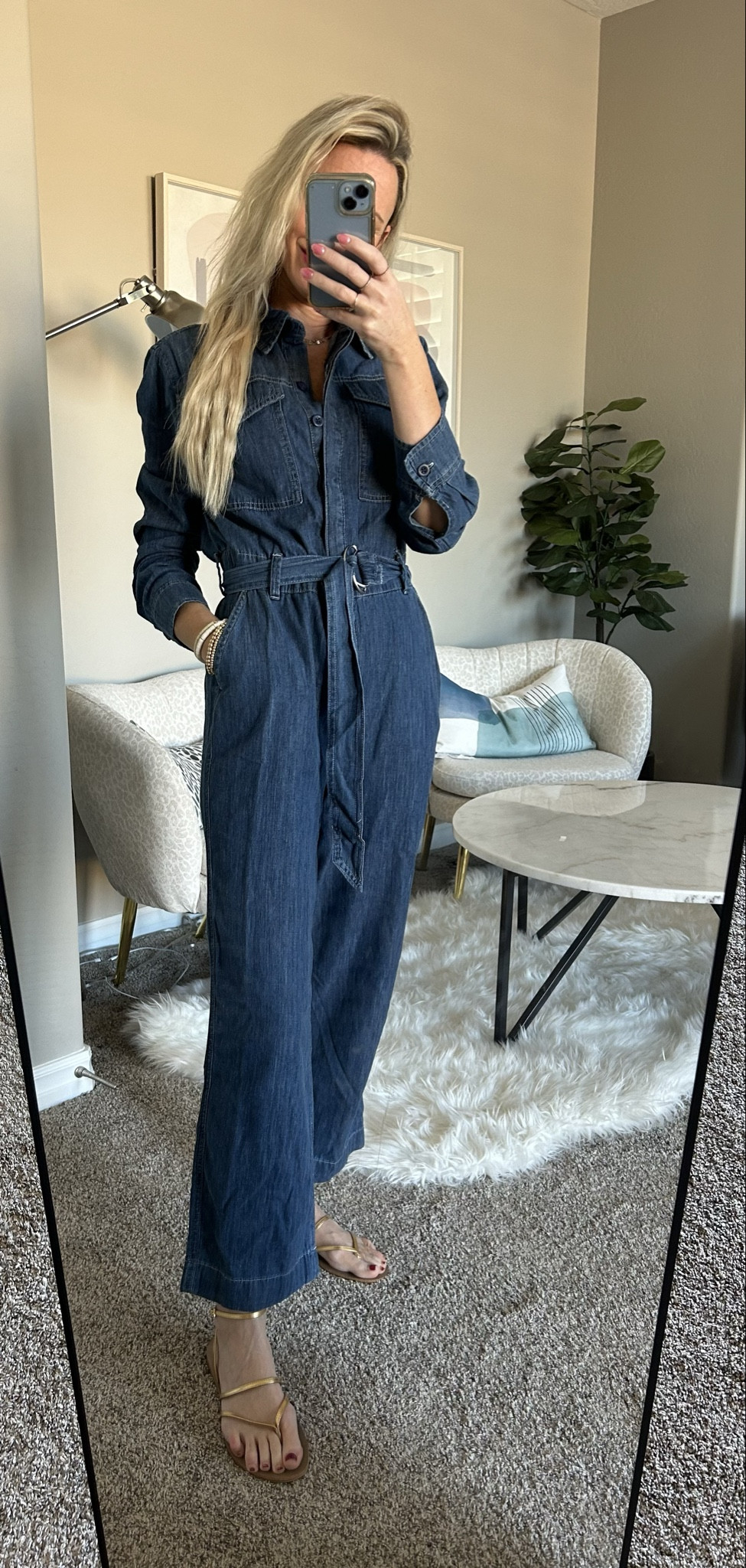 This jumpsuit is so affordable, so lightweight, and perfect for spring! 

I paired it with a pair of gold sandals and a pair of wedges! 

This white bag is so fun for spring/summer! Walmart fashion #walmartfashion

#LTKstyletip #LTKSpringSale #LTKfindsunder50