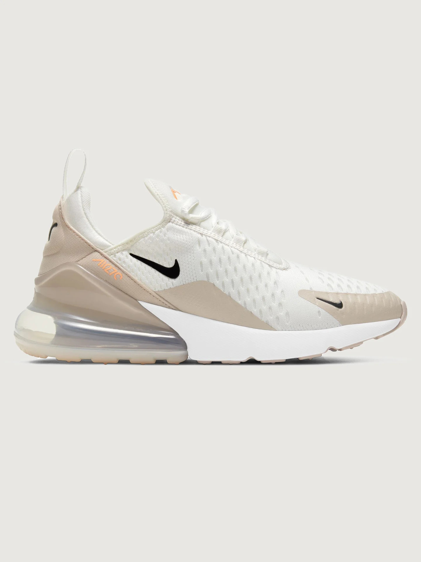 Nike Air Max 270 - Summit White/Black-Desert Sand | Carbon38