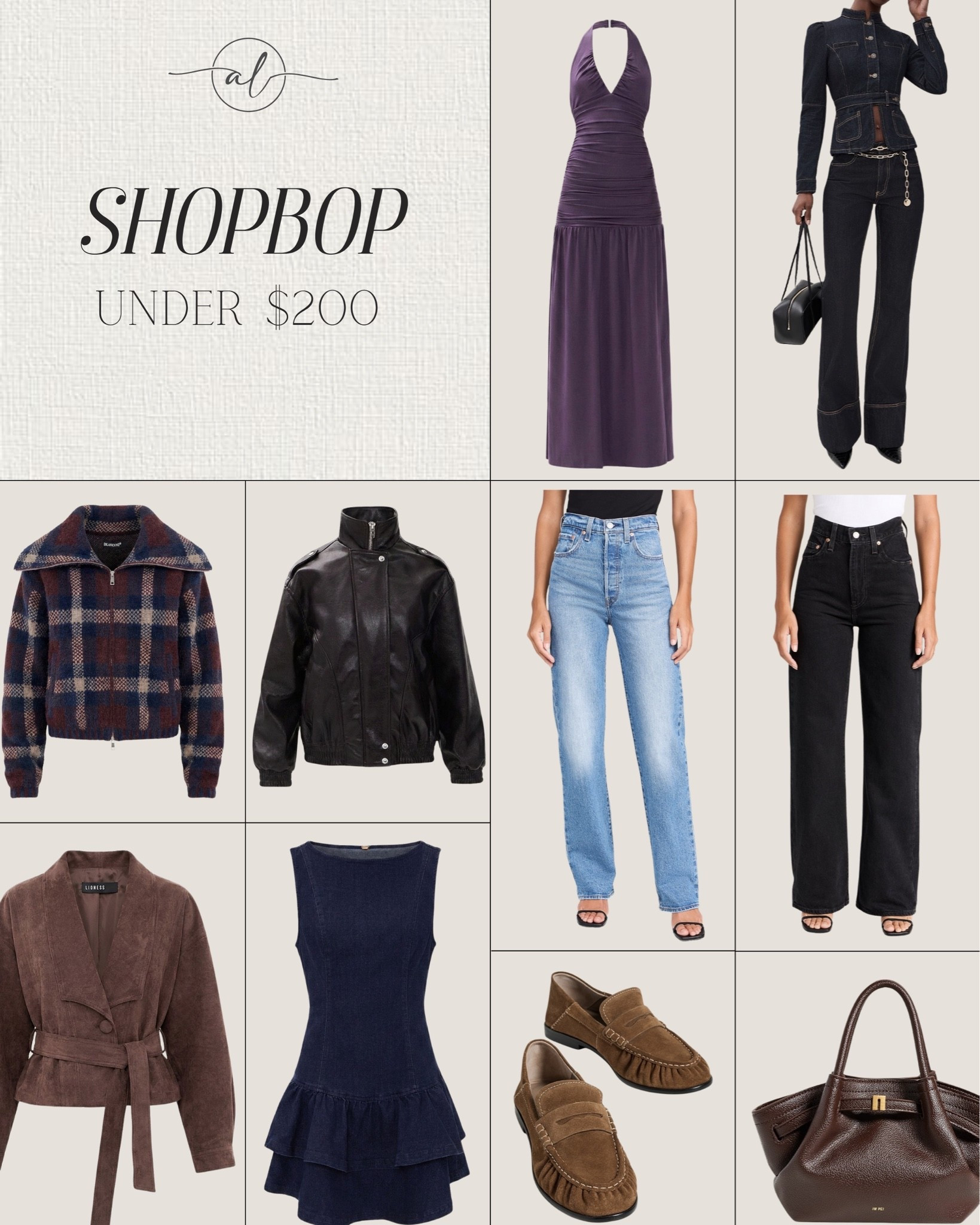 Shopbop new arrivals under $200 🤎
Dresses, pants, sets, denim, jeans, jackets, suede, shoes, and bags.

#LTKU #LTKootd #LTKSeasonal