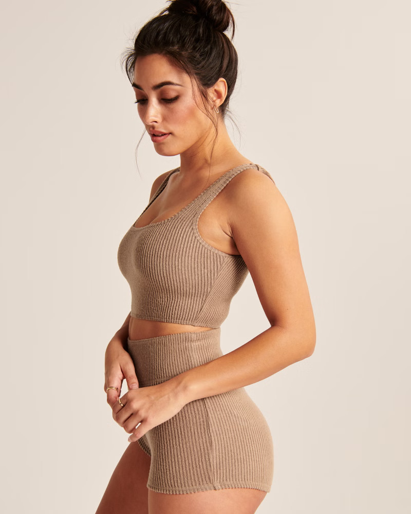 Lounge Long-Line Bralette | Abercrombie & Fitch (US)