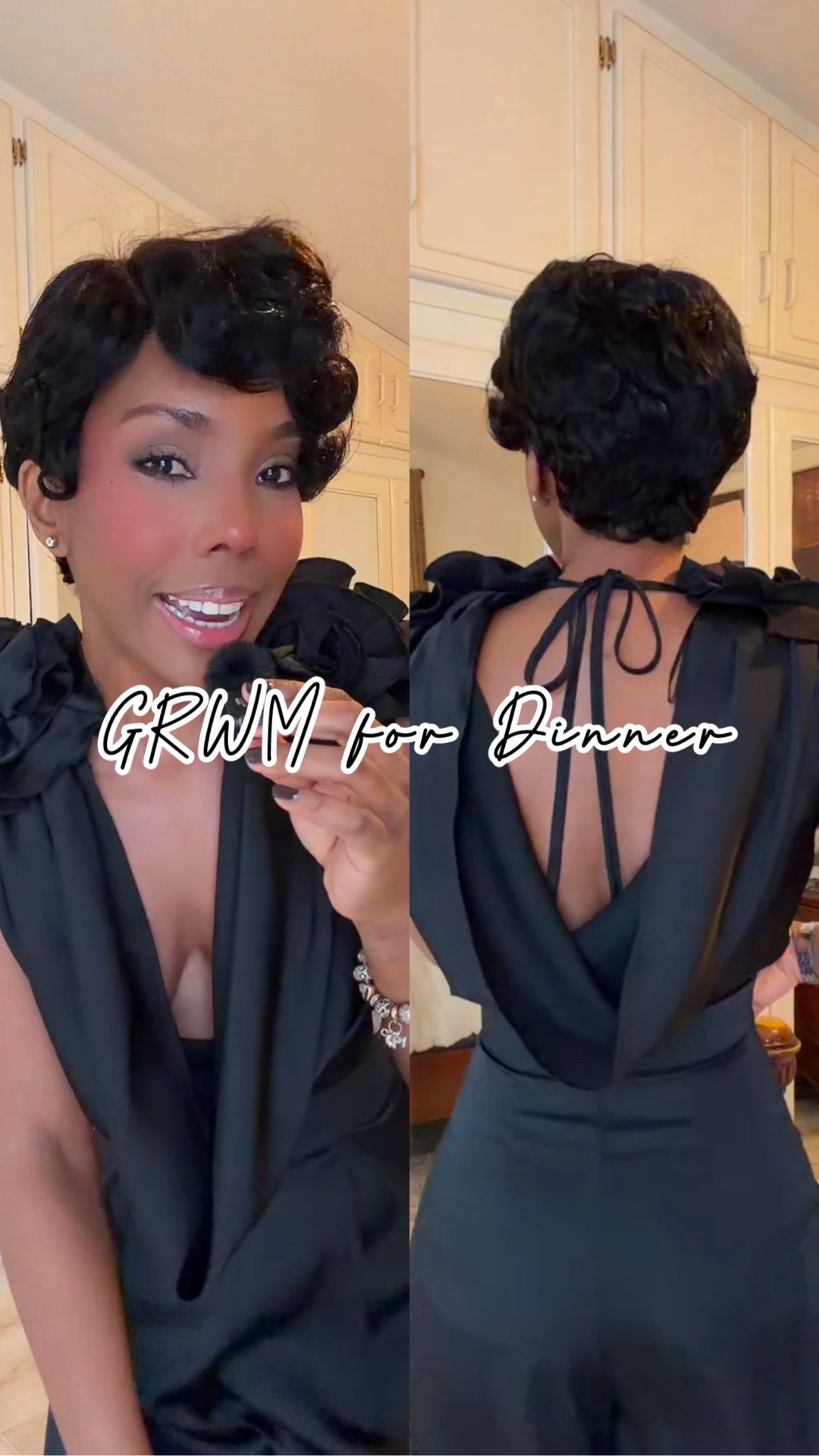 Get ready with me for dinner in my @luvme_hair_official  glueless short pixie wig. DOX28 for 28% off at checkout. 

Outfit: @Fashion Nova 

#datenightoutfit #grwm
#pixiewig #luvmehair #gluelesswigs

#LTKgrwm #LTKootd #LTKPetite
