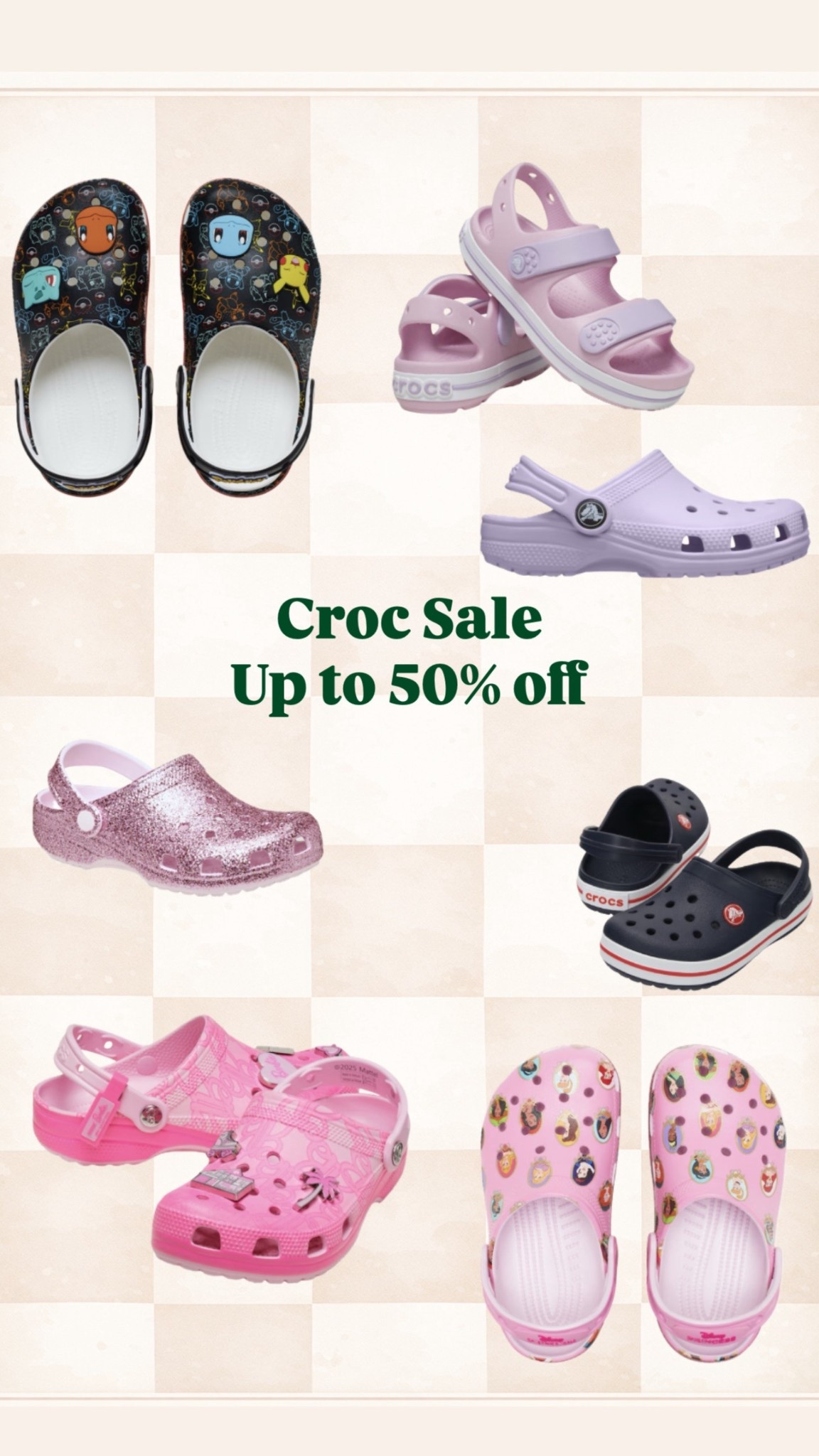 Croc Sale! 

#LTKSaleAlert #LTKmomlife #LTKKids
