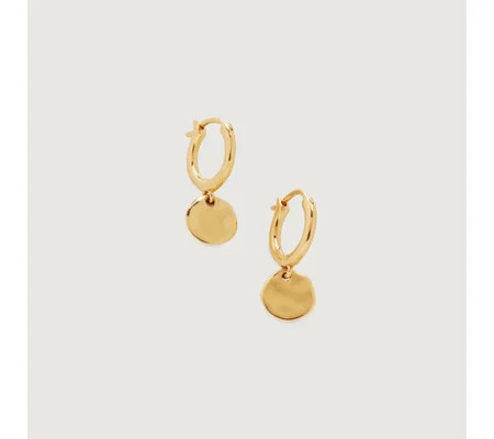 Siren Muse Mini Drop Huggie Earrings | Monica Vinader (Global)