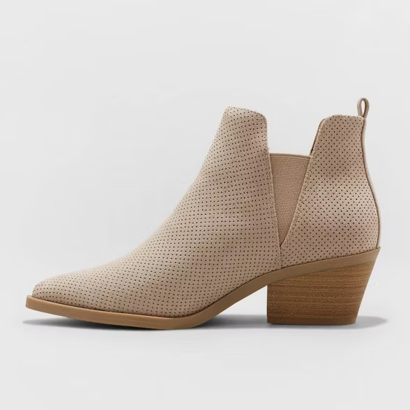 Women's Sylvie Ankle Boots - Universal Thread™ Taupe 7 | Target