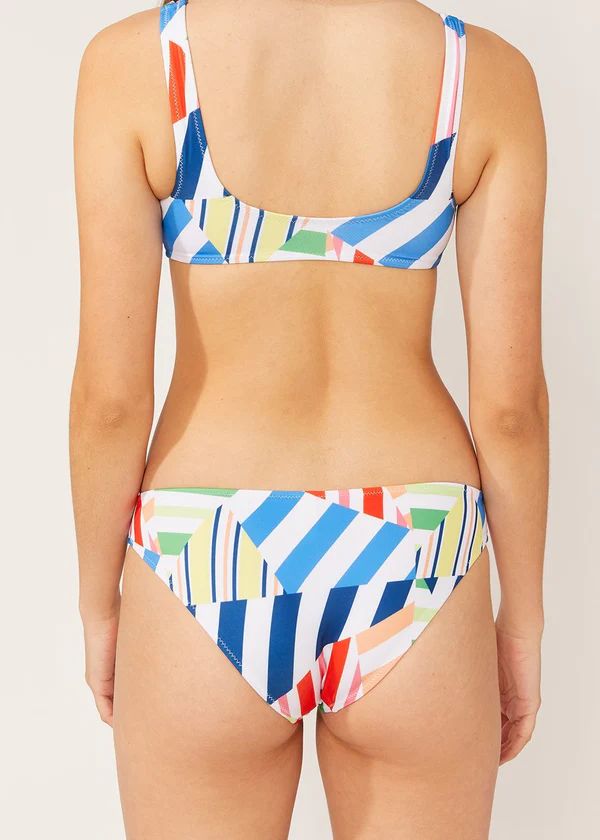 The Elle Bottom Broken Stripes Multi | Solid & Striped