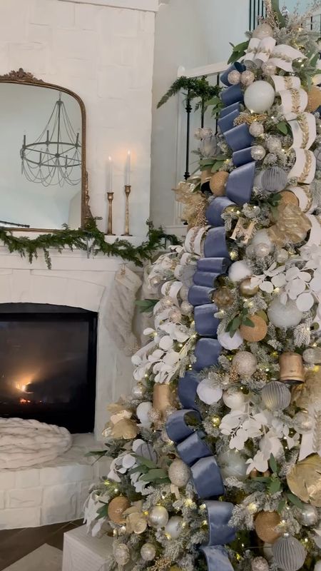 Christmas Tree Decor/Blue and White Christmas  

#LTKhome #LTKSeasonal #LTKHoliday