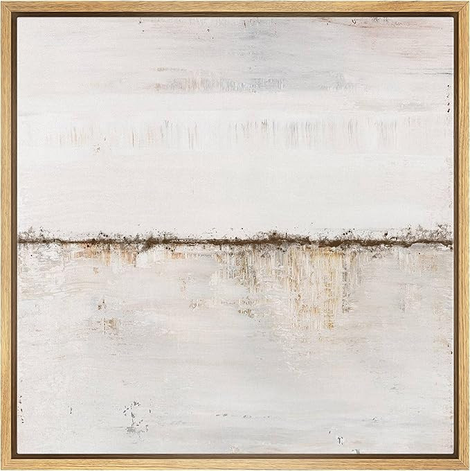 SIGNWIN Framed Canvas Print Wall Art Abstract Landscape in Neutral Tones Illustrations Fine Art C... | Amazon (US)