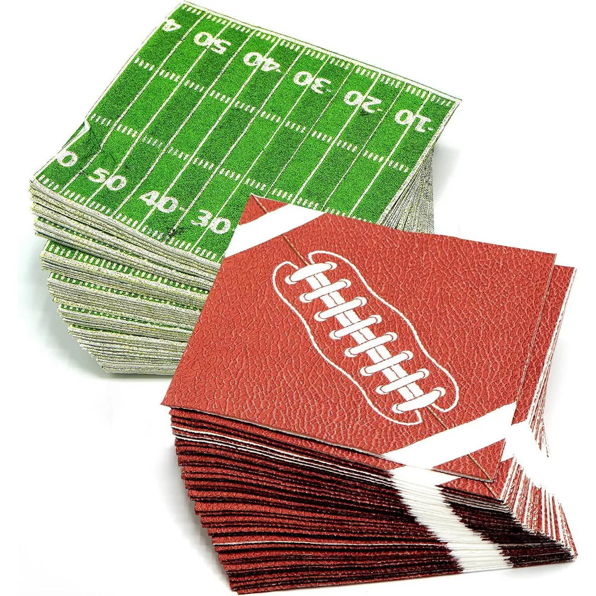 Football Disposable Paper Napkins, Bulk 80 Pack, for Football Birthday Party Supplies and Decorat... | Target