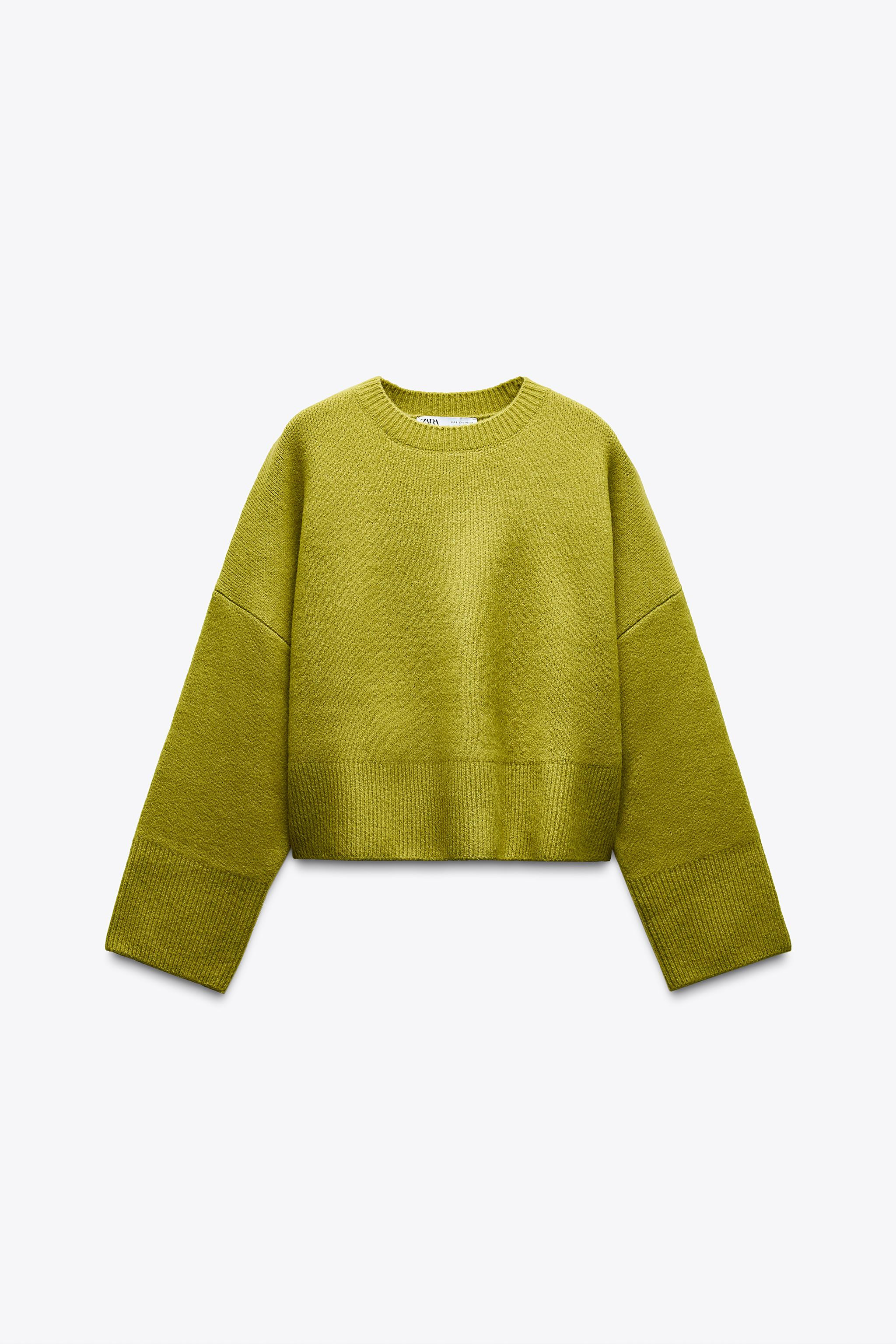 BASIC PLAIN KNIT SWEATER | Zara UK