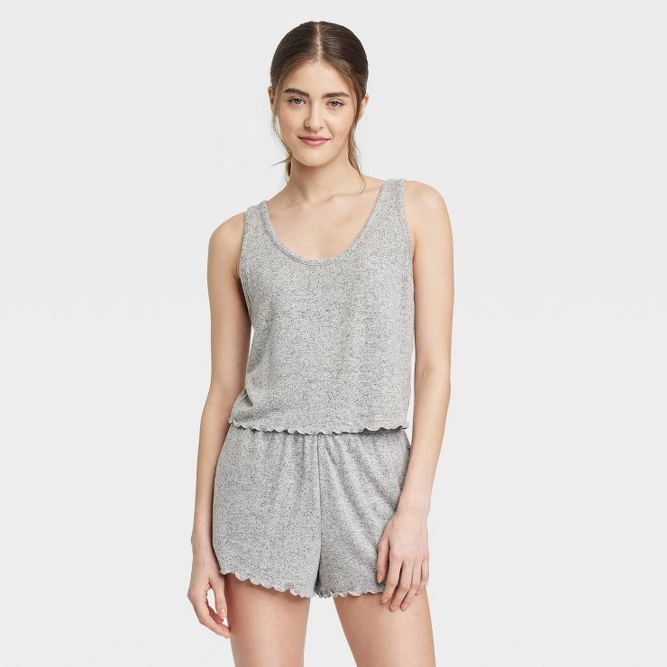 Women's Cozy Tank and Shorts Pajama Set - Colsie™ | Target