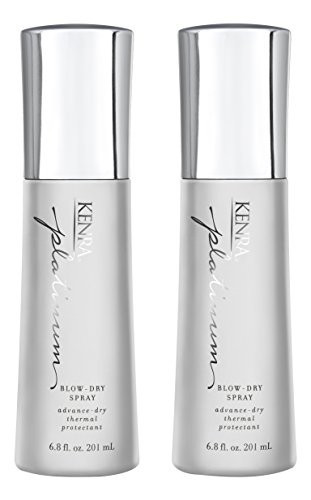 Kenra Professional Platinum Blow-Dry Spray | Time-Saving Heat Protectant | Detangles, Smooths, and Softens | Eliminates Frizz & Resists Humidity | Medium To Coarse Hair | 6.8 fl. oz. (2-Pack) | Amazon (US)