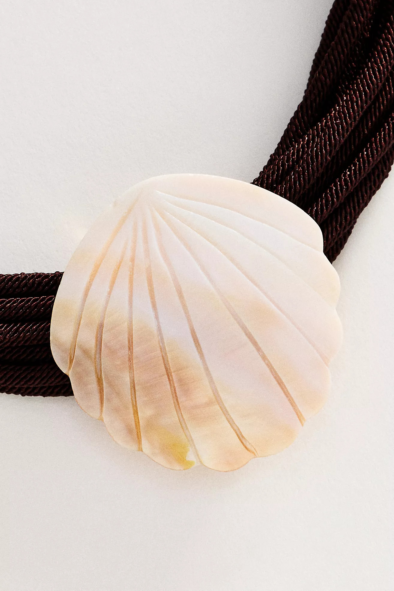 Shell Icon Fabric Necklace | Anthropologie (US)