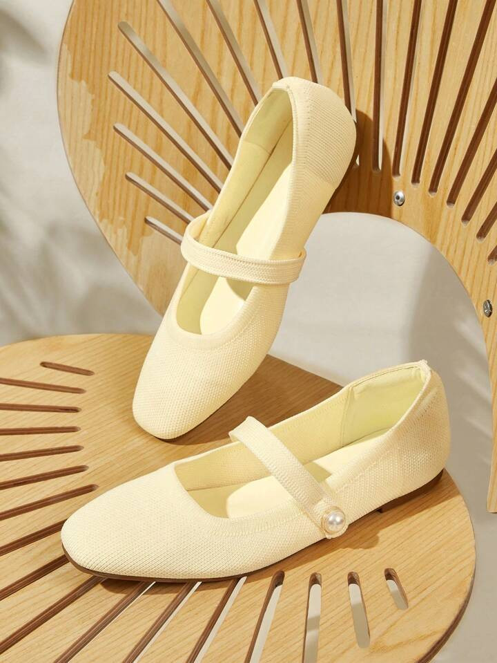 CUCCOO BASICS CUCCOO Women's Fashionable Mary Jane Flat Shoes For Everyday Wear | SHEIN