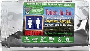 RESTOP™ 2 - Portable Toilet Solid (Poop) and Liquid (Pee) Leak Proof Waste Bag - Toilet Paper a... | Amazon (US)