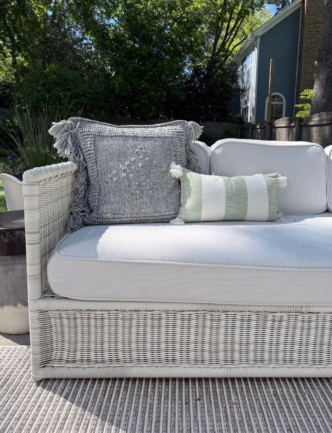 Just noticed that our outdoor sofa is on sale! We’ve had ours for 6 years now and it’s been one of the best investments. 10/10 recommend splurging on it because it’s beautiful, comfortable and this performance fabric truly lasts!!

#LTKSaleAlert #LTKHome #LTKSeasonal