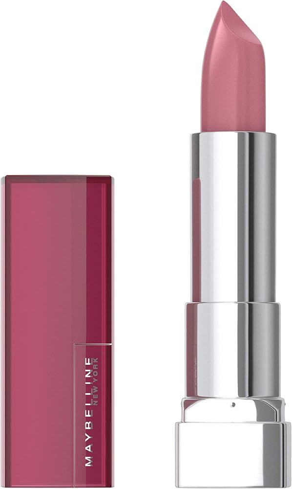 Maybelline Color Sensational Lipstick, Lip Makeup, Cream Finish, Hydrating Lipstick, Romantic Ros... | Amazon (US)