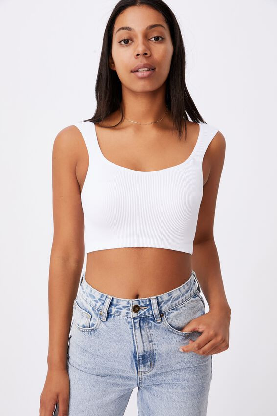 Cleo Cap Sleeve Seamless Tank | Cotton On (ANZ)