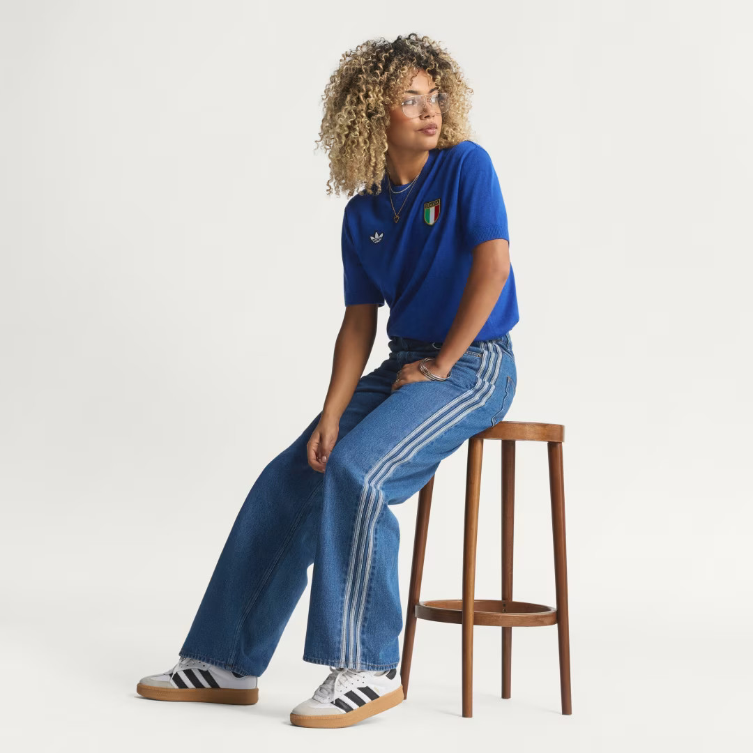 Firebird Track Pant Denim Medium Vintage Denim 28/30 - Womens Originals Pants | adidas (US)