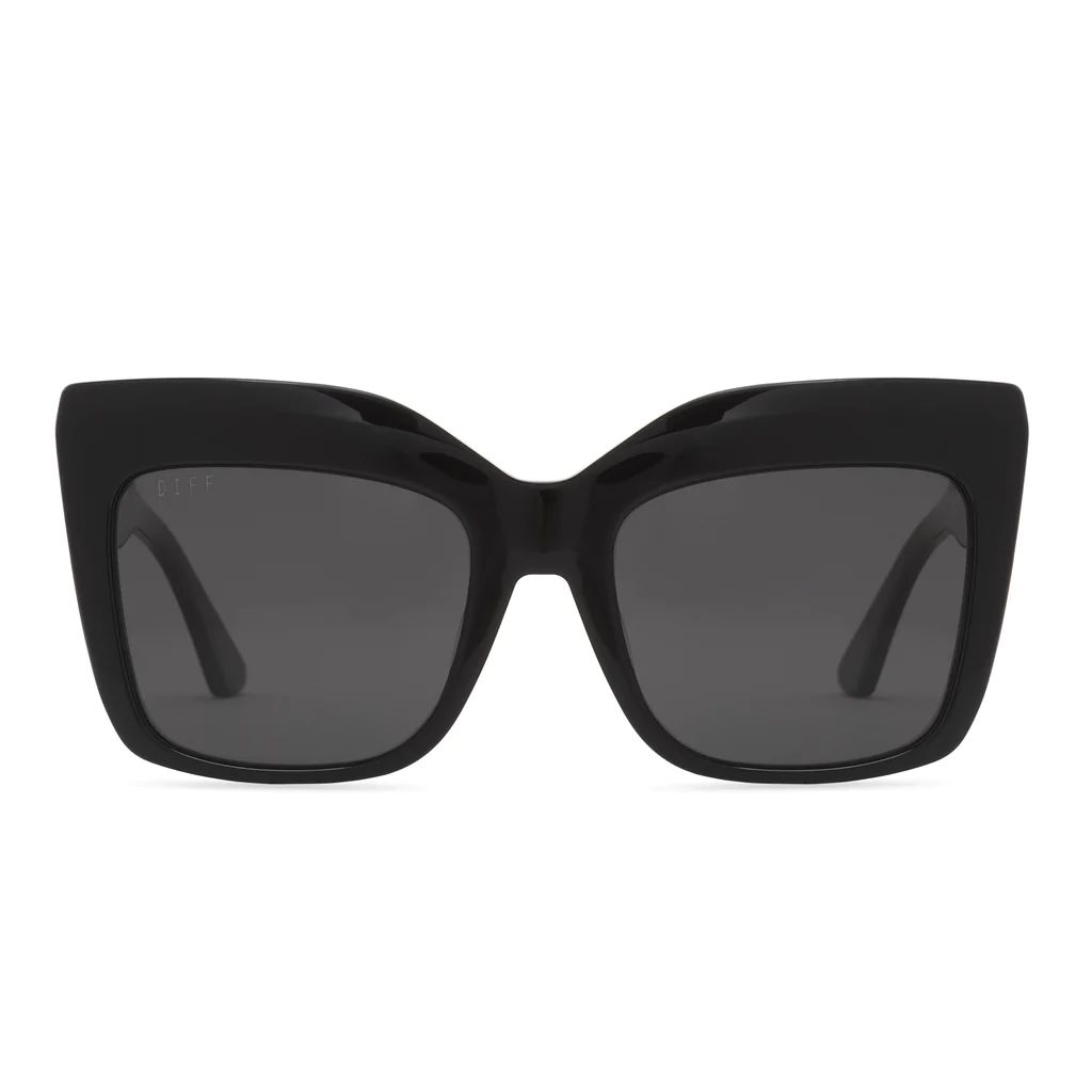 VANIA - BLACK + GREY SUNGLASSES | DIFF Eyewear