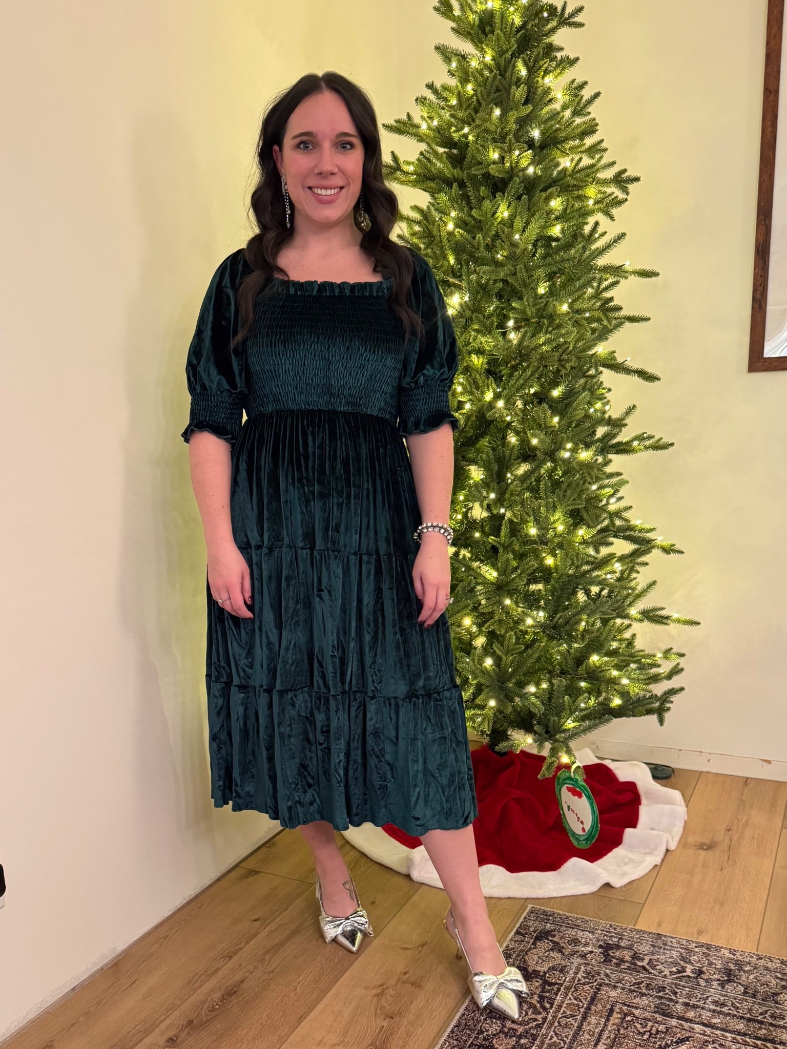 Work Christmas party. Holiday party. Velvet dress. Christmas. 

#LTKSeasonal #LTKootd #LTKHoliday