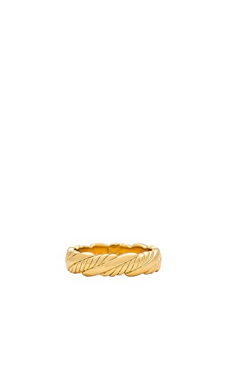 Charlie Ring in Gold | Revolve Clothing (Global)