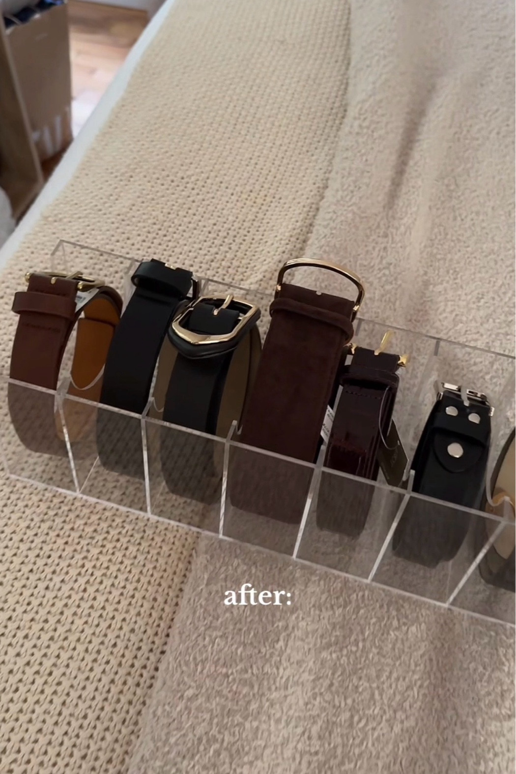 finally found a good way to display my belts!