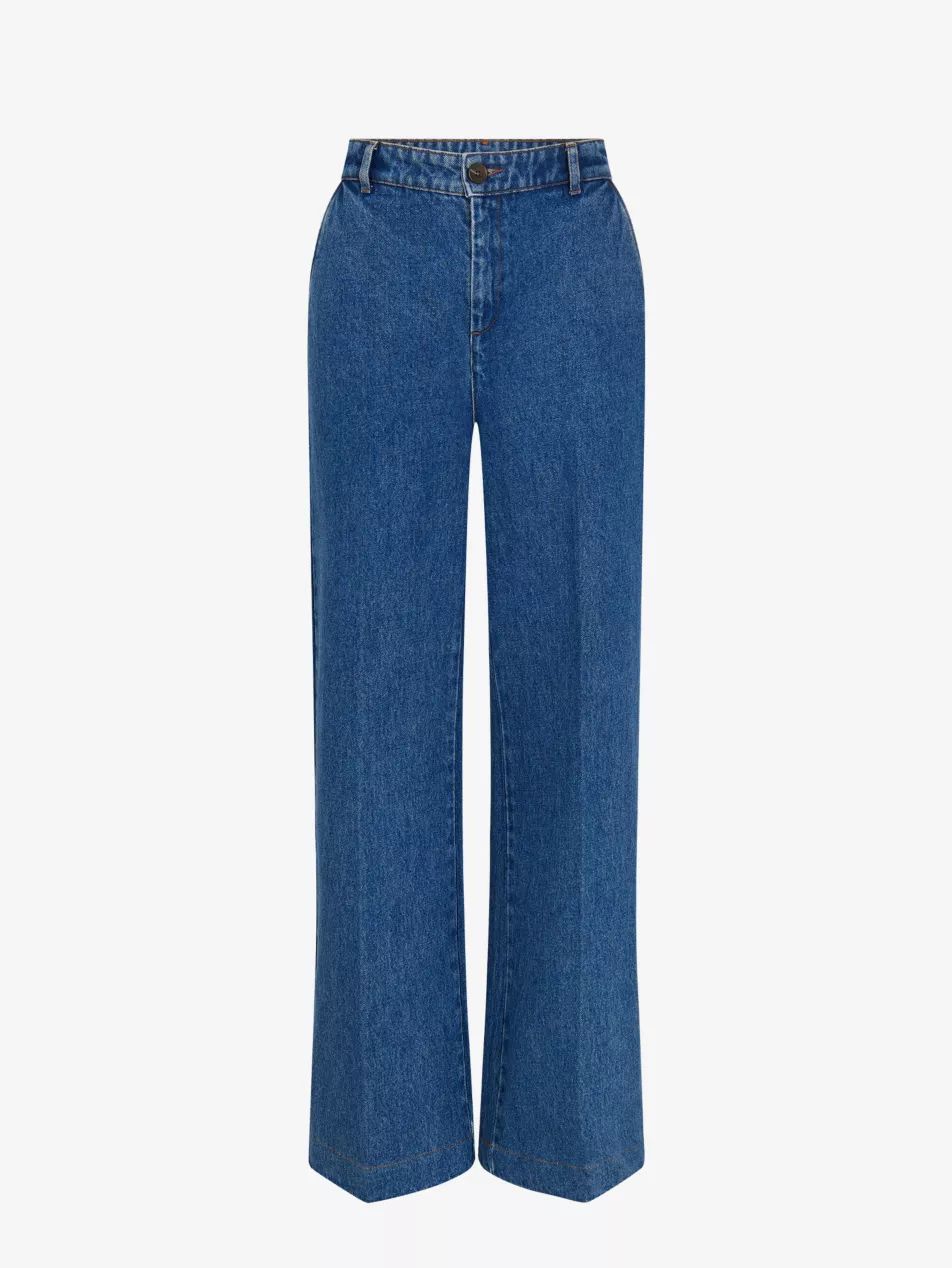 California wide flared-leg high-rise jeans | Selfridges