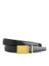 Leather Plate Belt - Black/Gold - Accessories - ARKET DE | ARKET (EU)