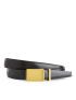 Leather Plate Belt - Black/Gold - Accessories - ARKET DE | ARKET (DE)