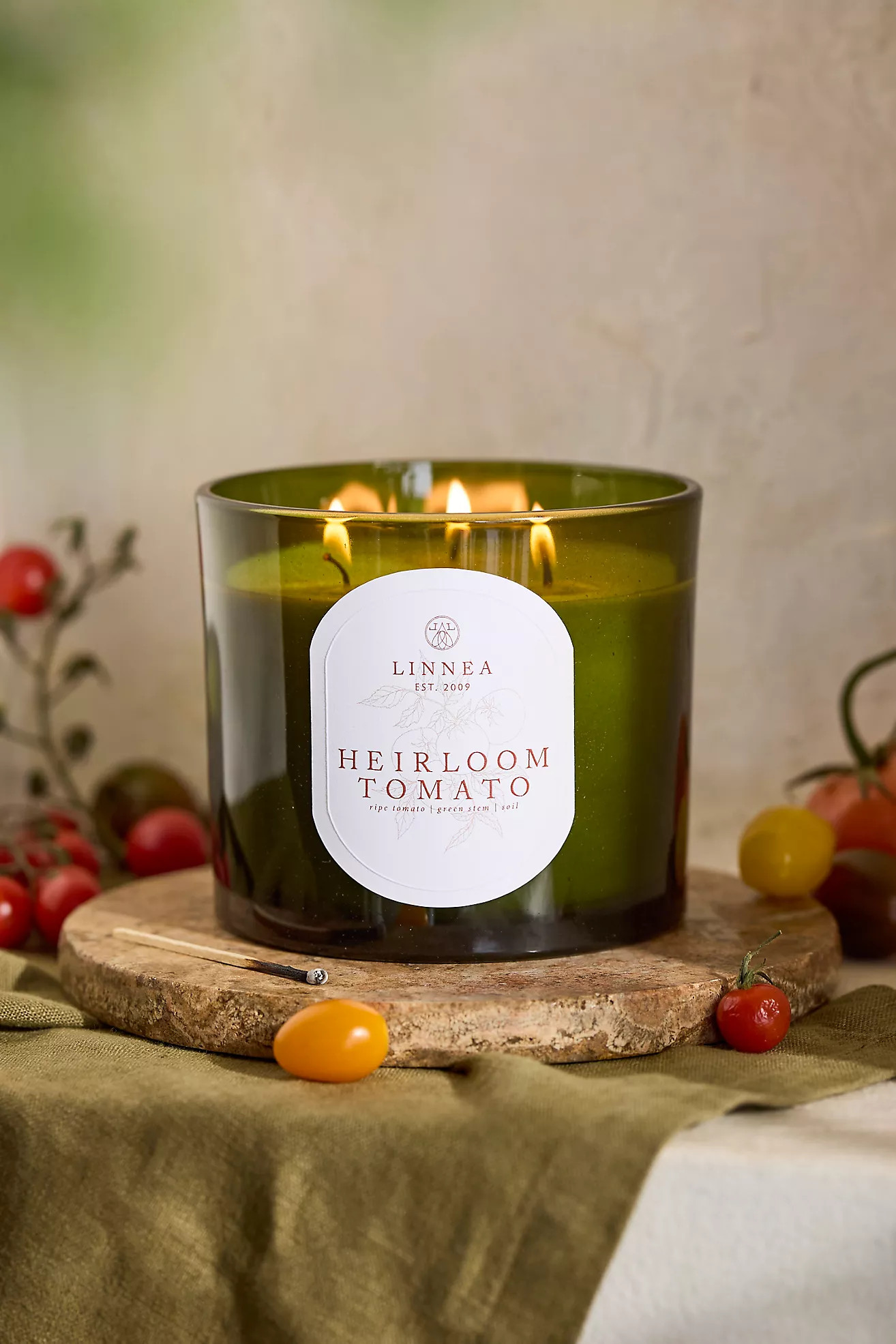 Linnea Grande Candle, Heirloom Tomato | Anthropologie (US)