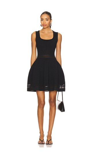 SIMKHAI Lottie Mini Dress in Black. - size S | Revolve Clothing (Global)