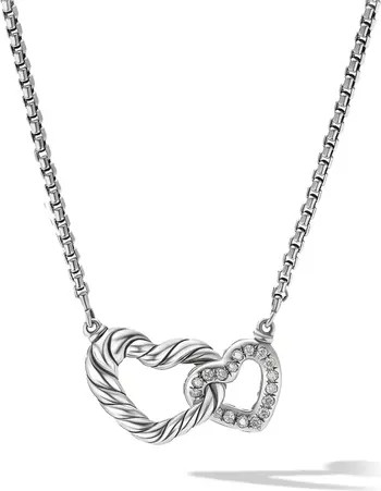 Double Heart Pendant Necklace | Nordstrom