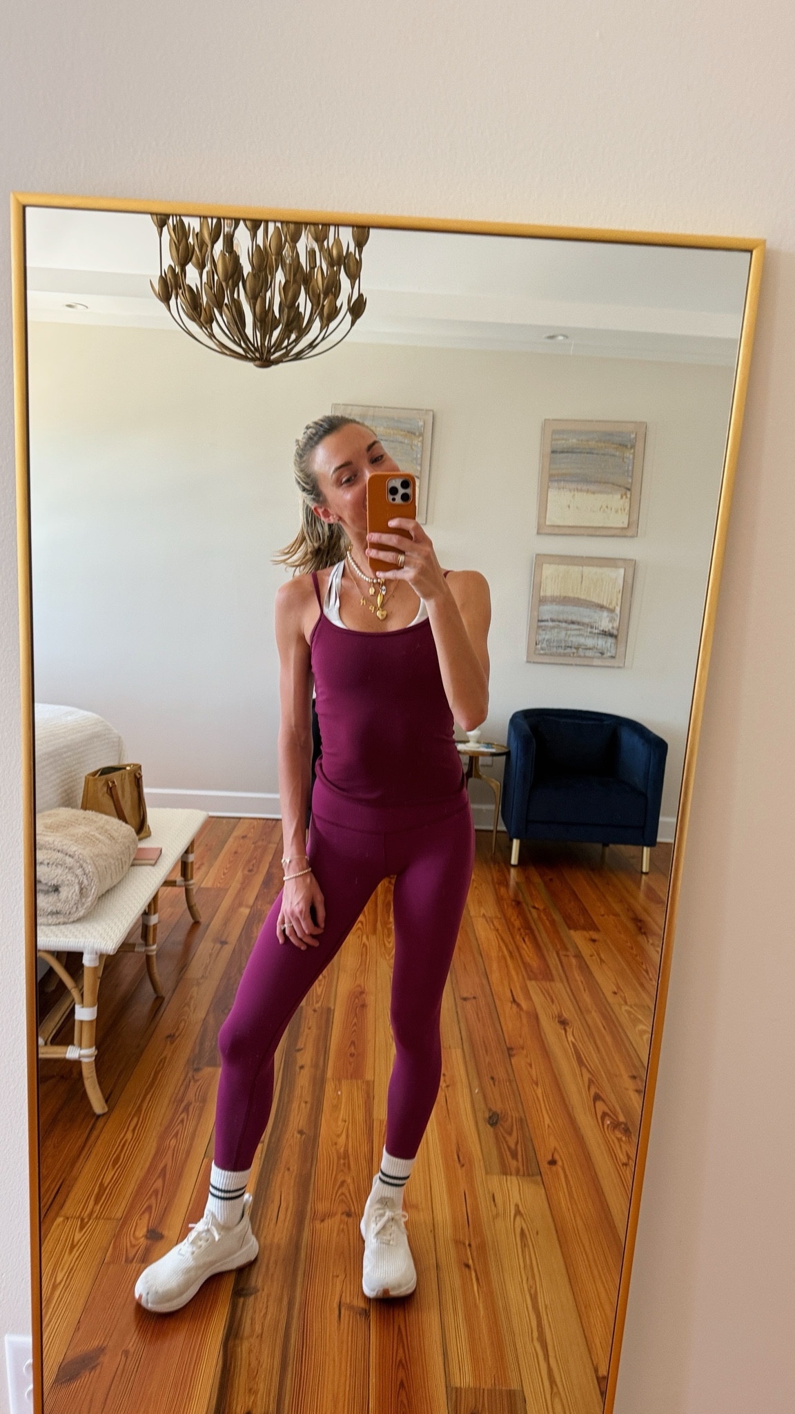 fave workout set at the moment.

leggings size 2 
top size small, coulda gotten an extra small.

my color is sold out but they restocked SOOOO many after i ordered so im gonna cave on red unfortunately 🤣

#LTKActive #LTKFindsUnder100